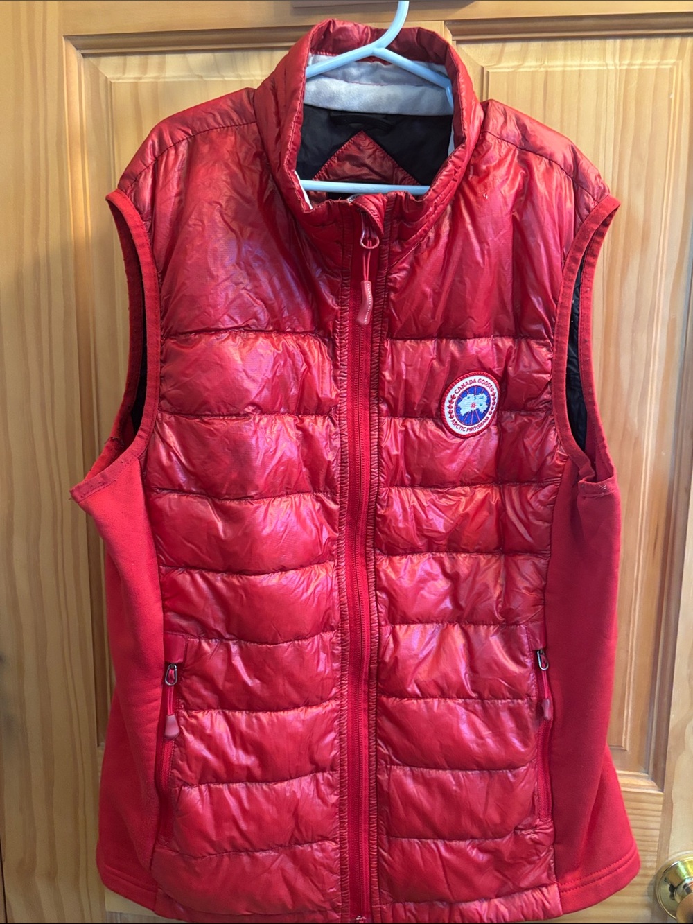 Canada Goose Red Quilted Down-Blend Vest